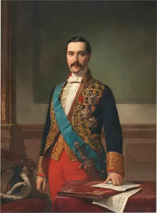 Agustín Esteban Collantes, by Federico de Madrazo y Kuntz, oil, 1855