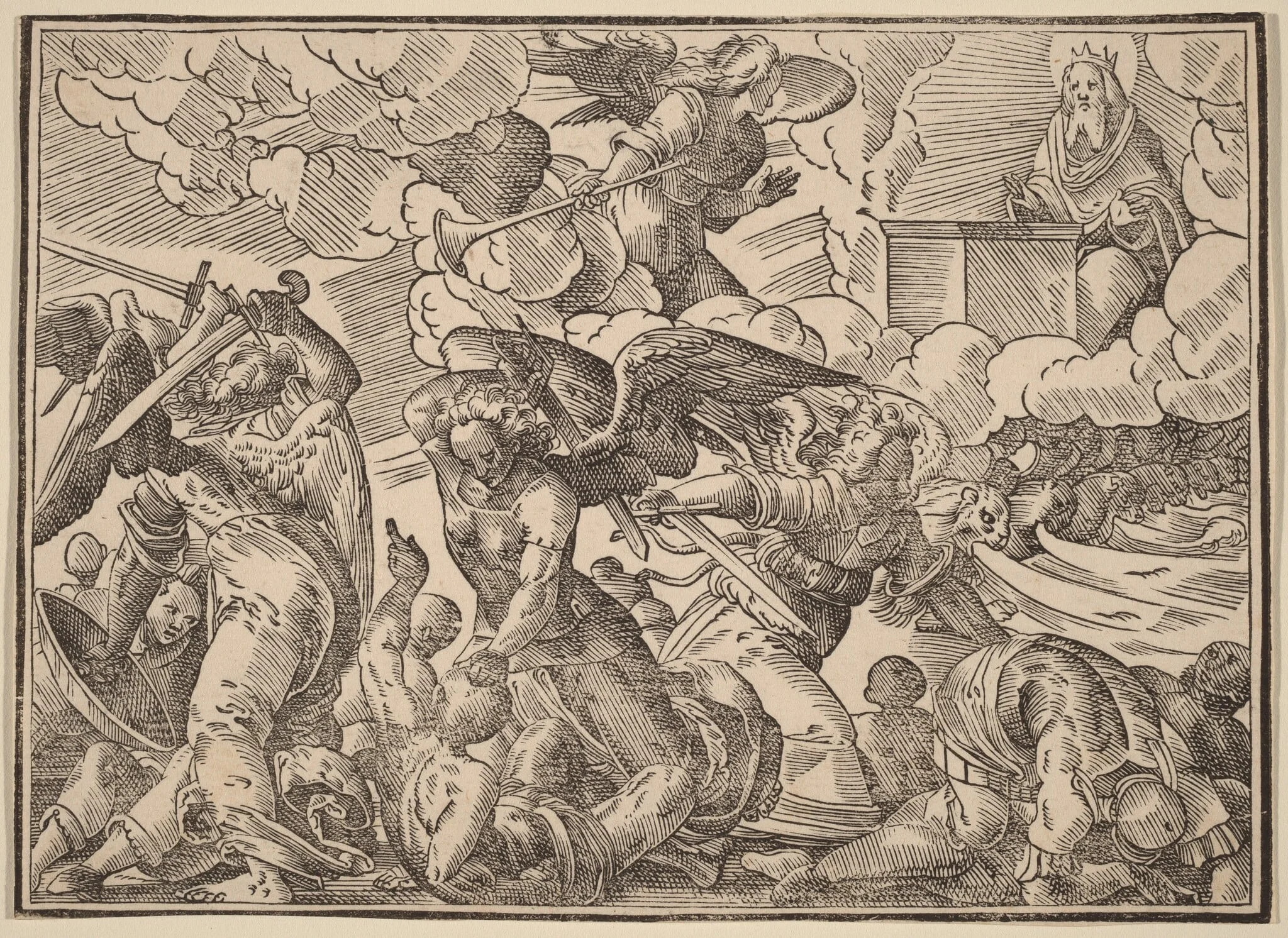 The Four Horsemen of the Apocalypse, detail