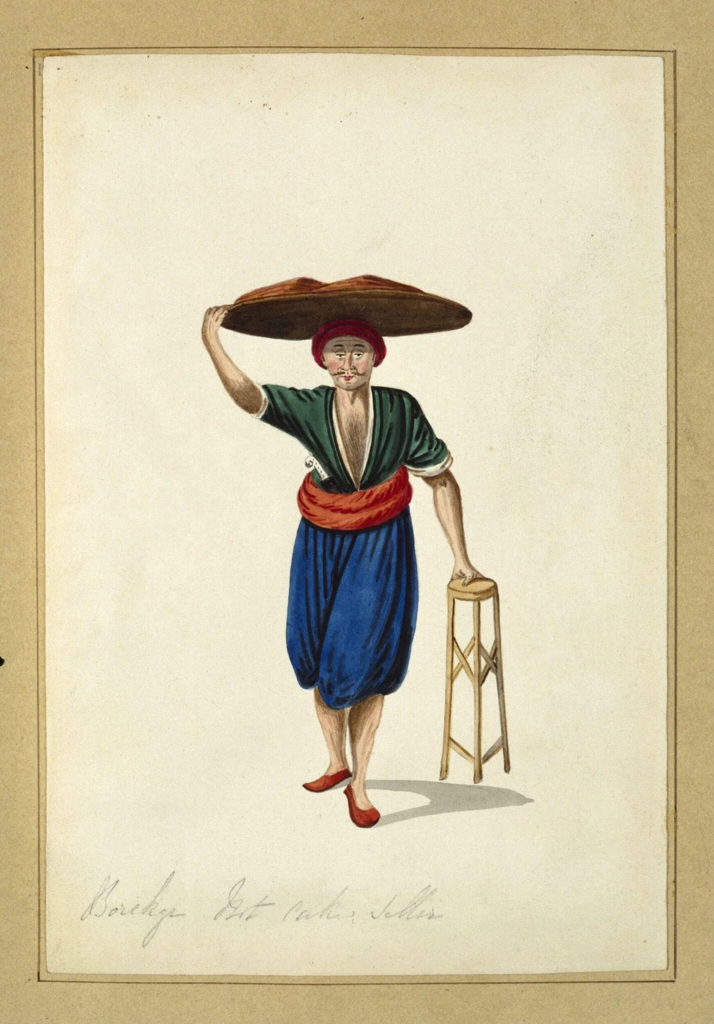 Borekgi Hot Cake Seller, detail
