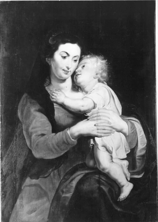 Maria mit Kind, detail