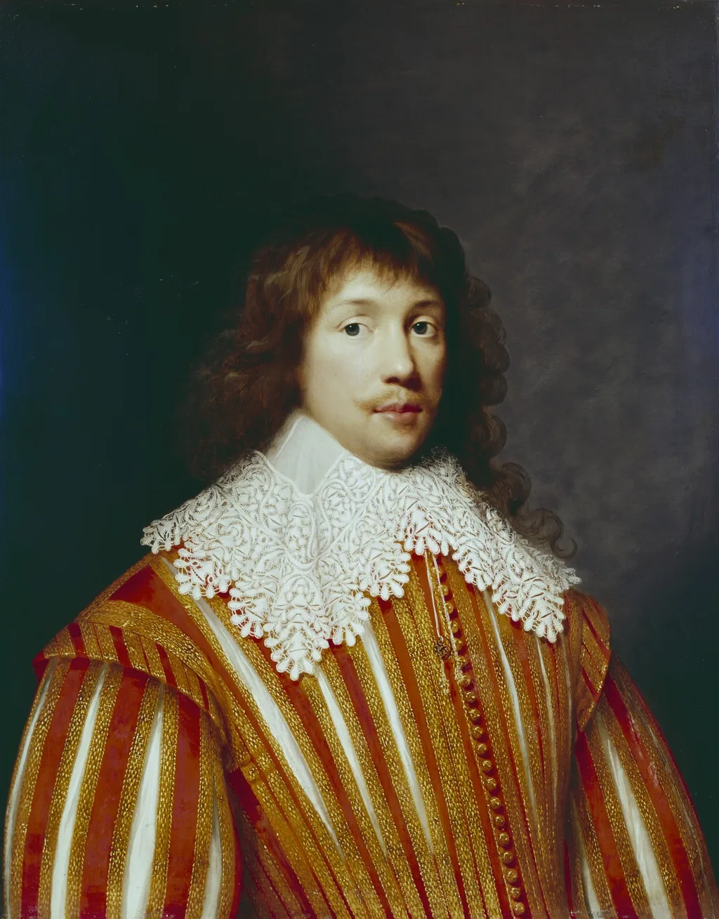 William Fitzwilliam, Second Lord Fitzwilliam of Liffer, by Cornelis Janssens van Ceulen, oil, 1629