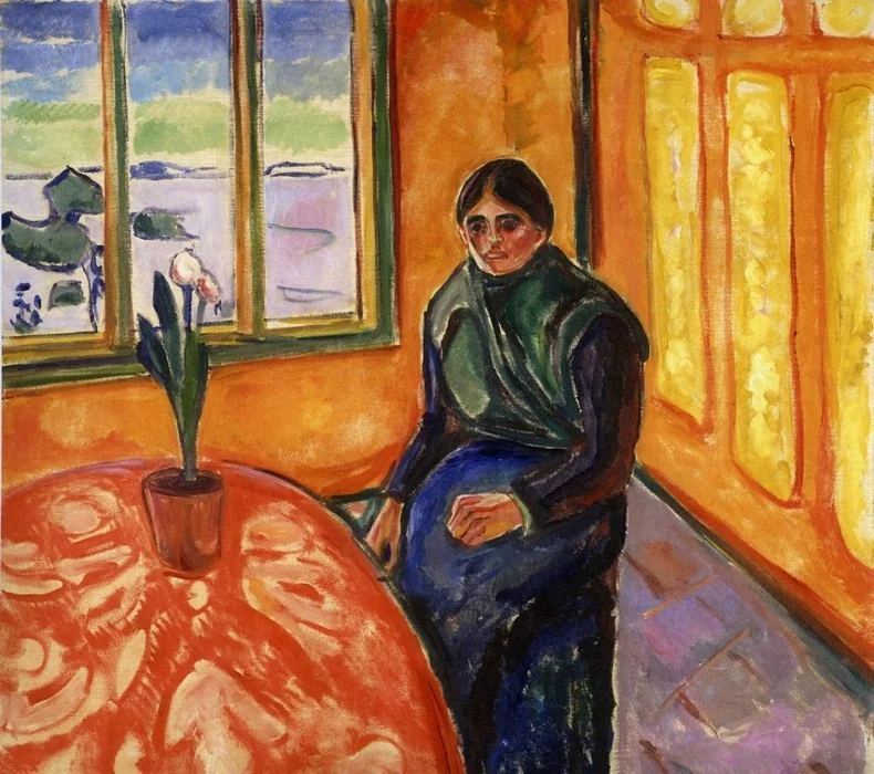 Melancholy, detail