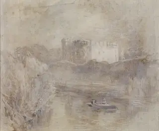 Kilkenny Castle, by Henry Nelson O'Neil, oil, 1858