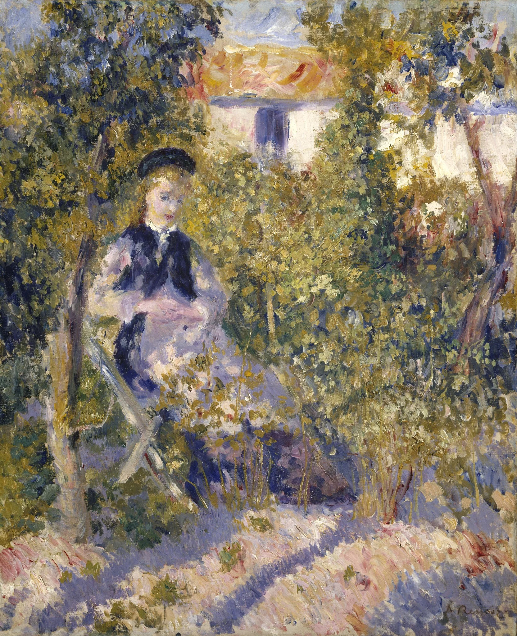 Nini in the Garden (Nini Lopez), detail