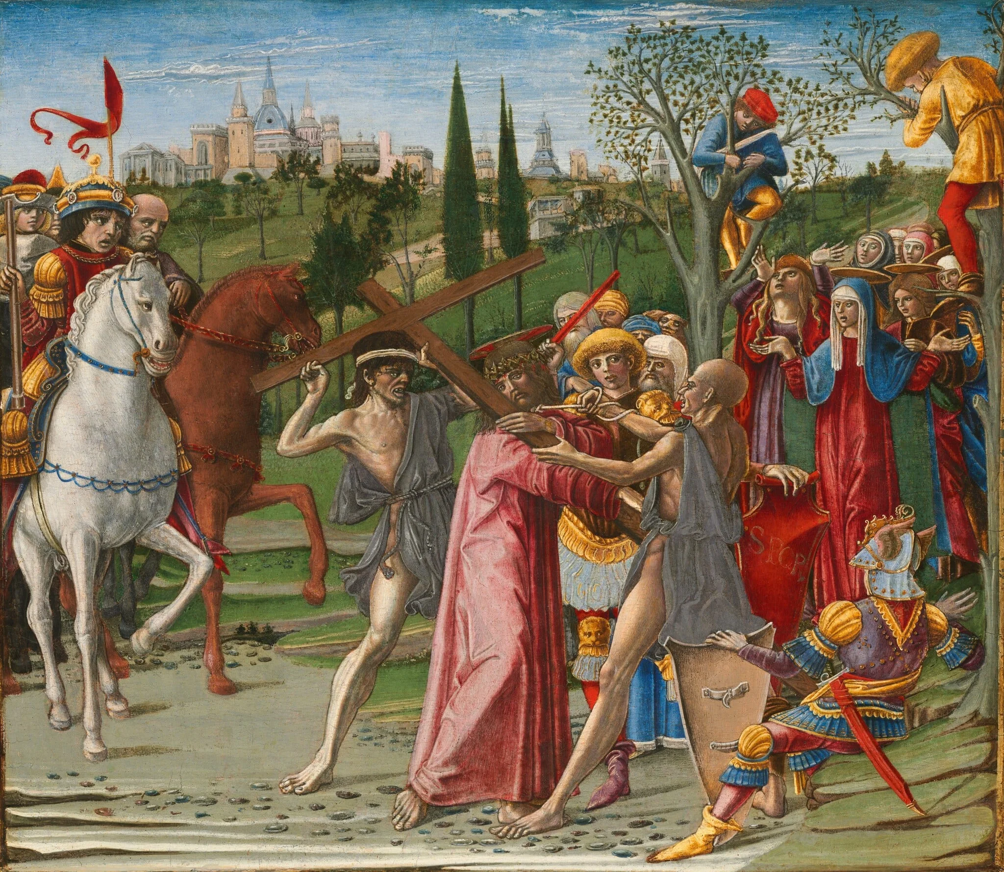 Christ Carrying the Cross, detail