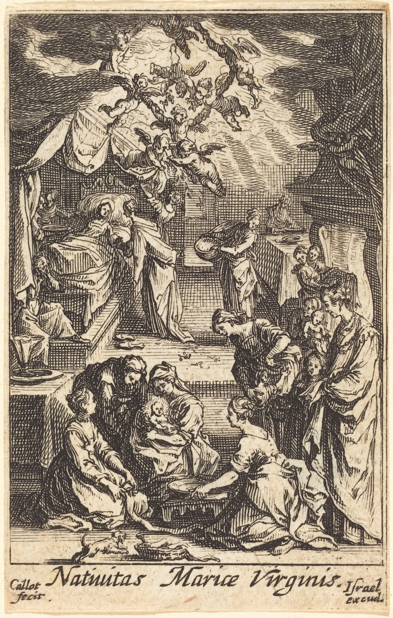 The Birth of the Virgin, detail