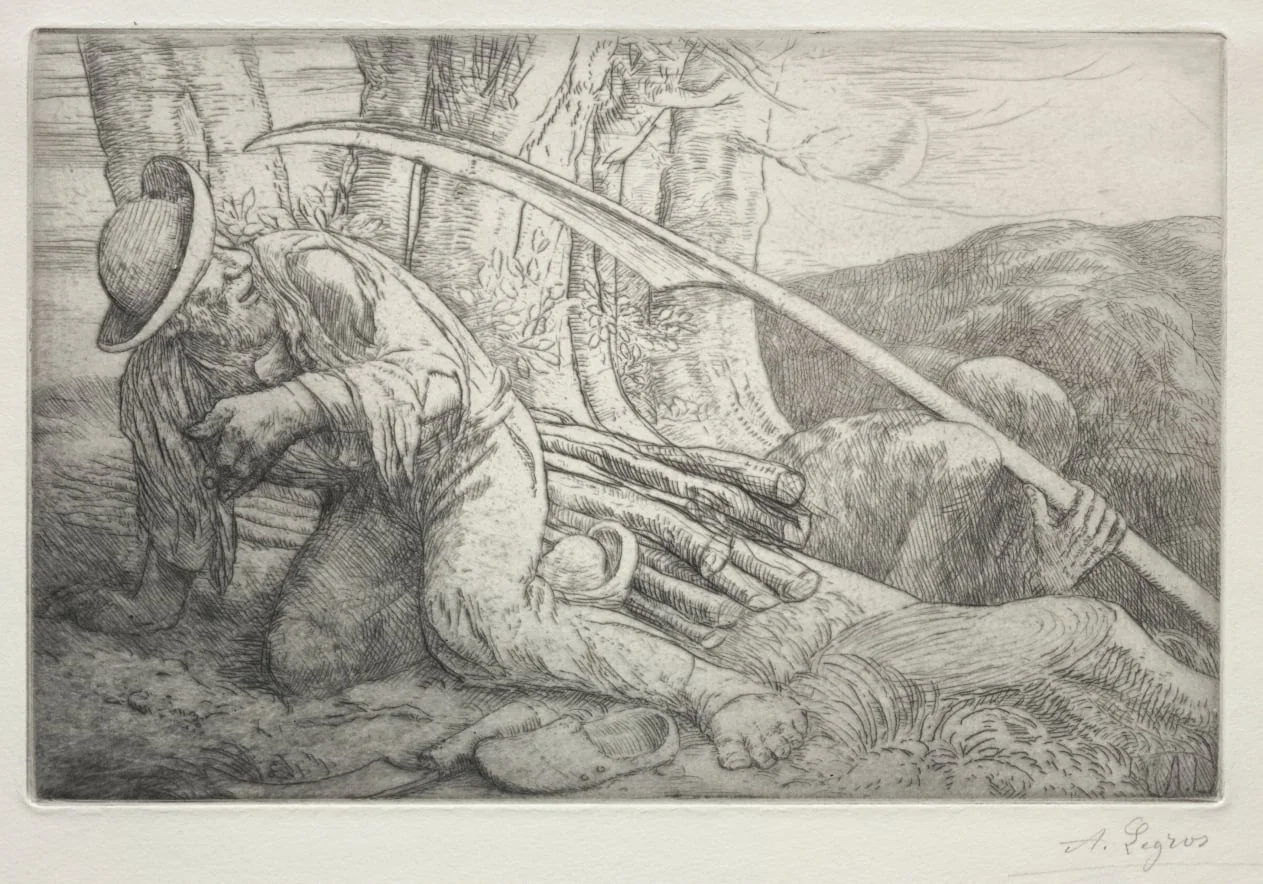 La Mort et le Bûcheron (5th Plate), detail