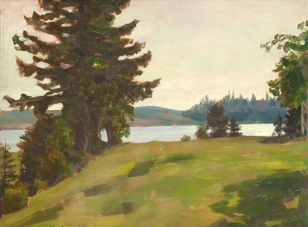 Lake Valdayskoye, by Apollinary Vasnetsov, oil, 1901