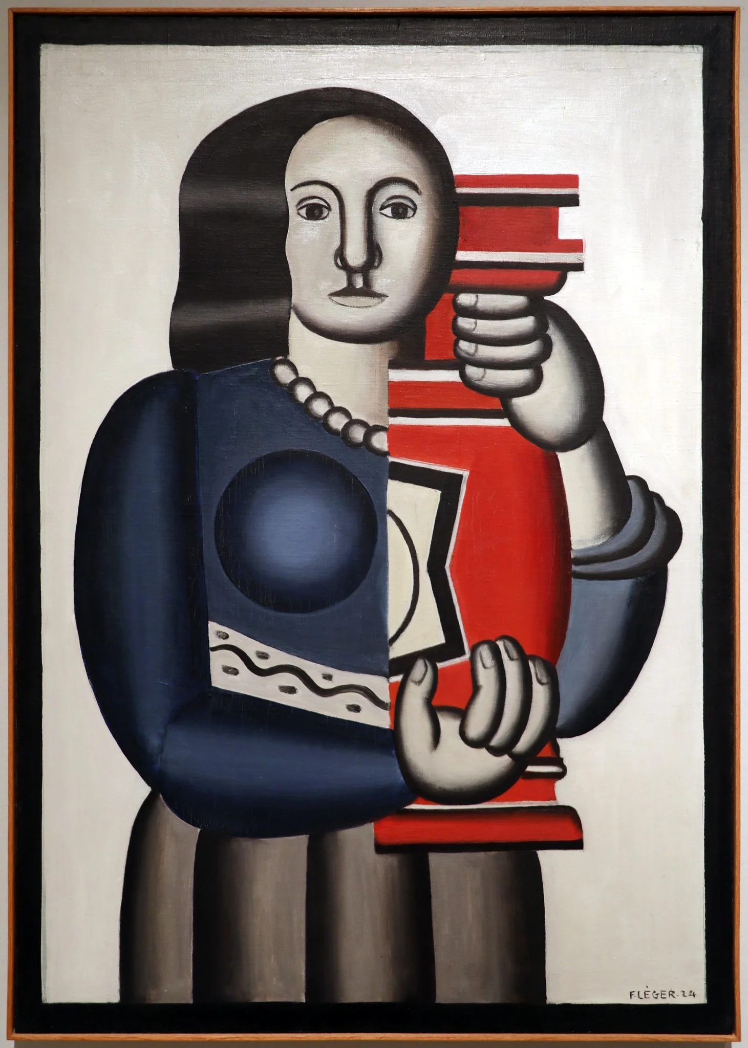 Kvinde med vase, detail