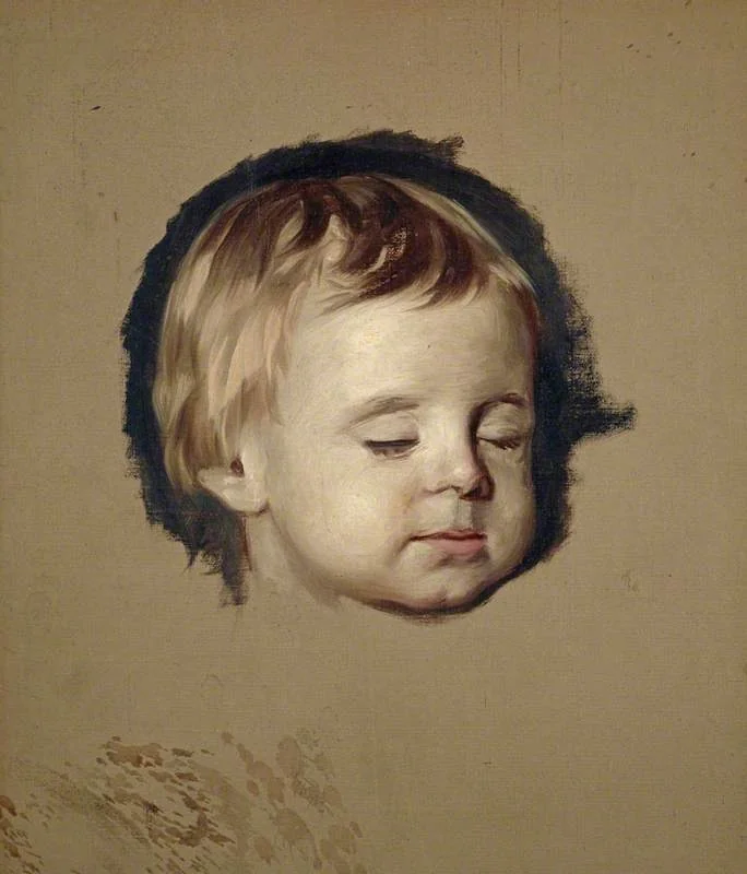 Allan Ramsay (1740 - 1741), infant son of the artist, detail