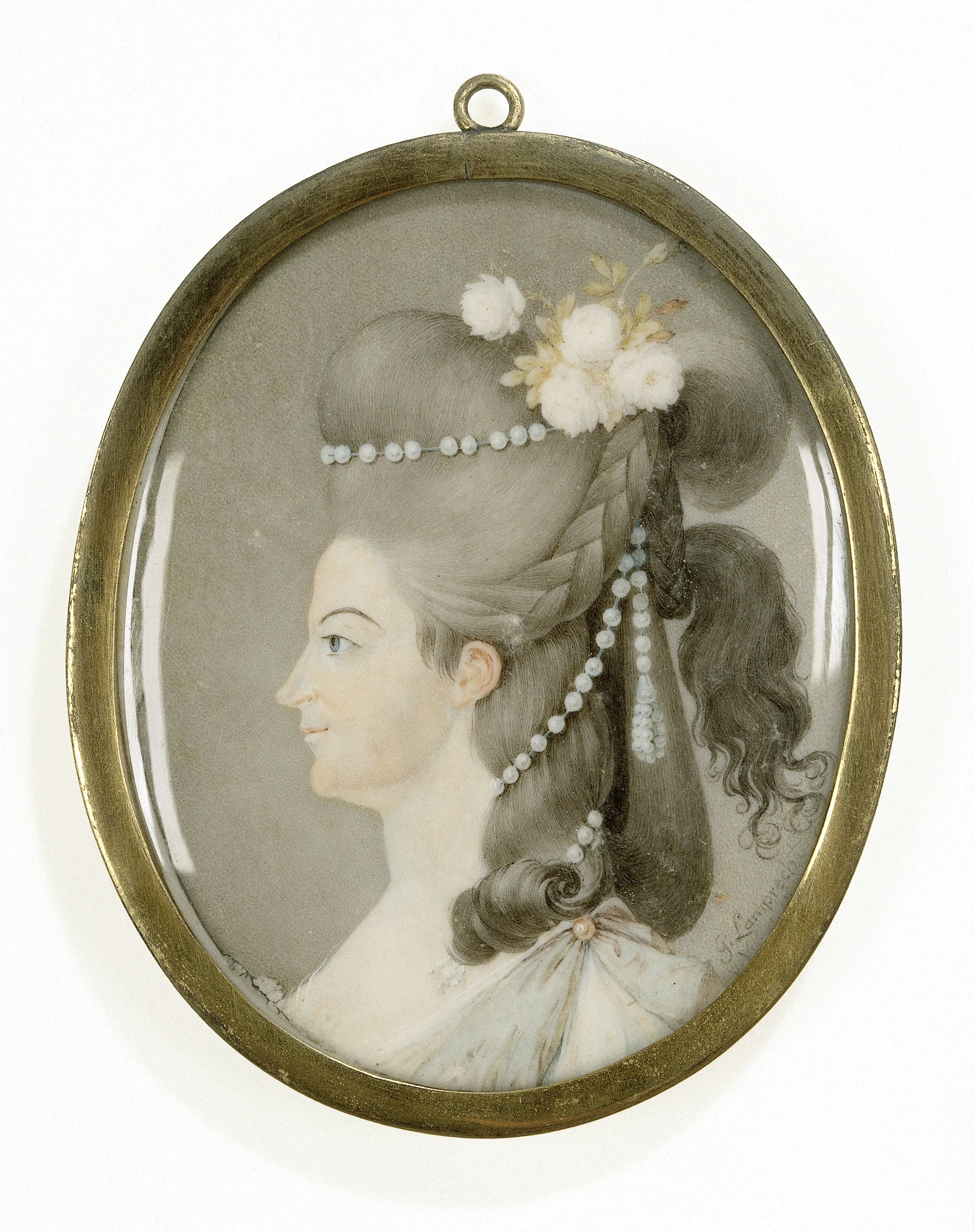 Frederika Sophia Wilhelmina (1751-1820), prinses van Pruisen. Echtgenote van prins Willem V, detail