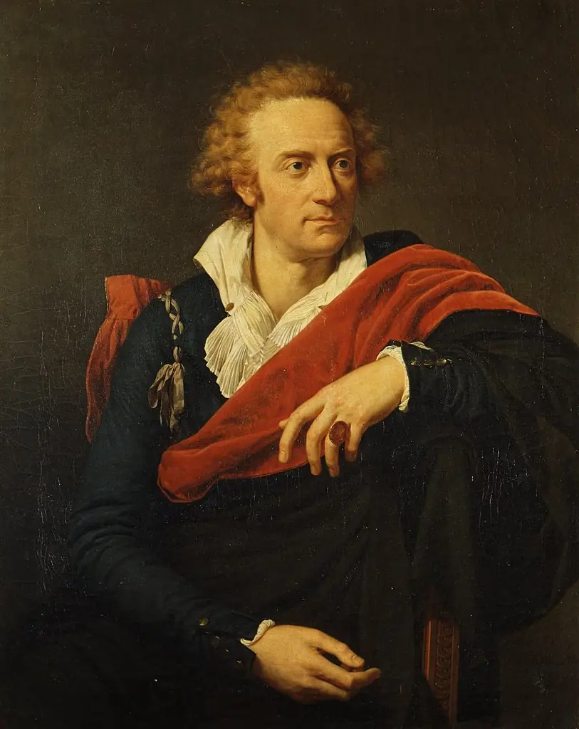 Portrait of Vittorio Alfieri, by François-Xavier Fabre, oil, 1797