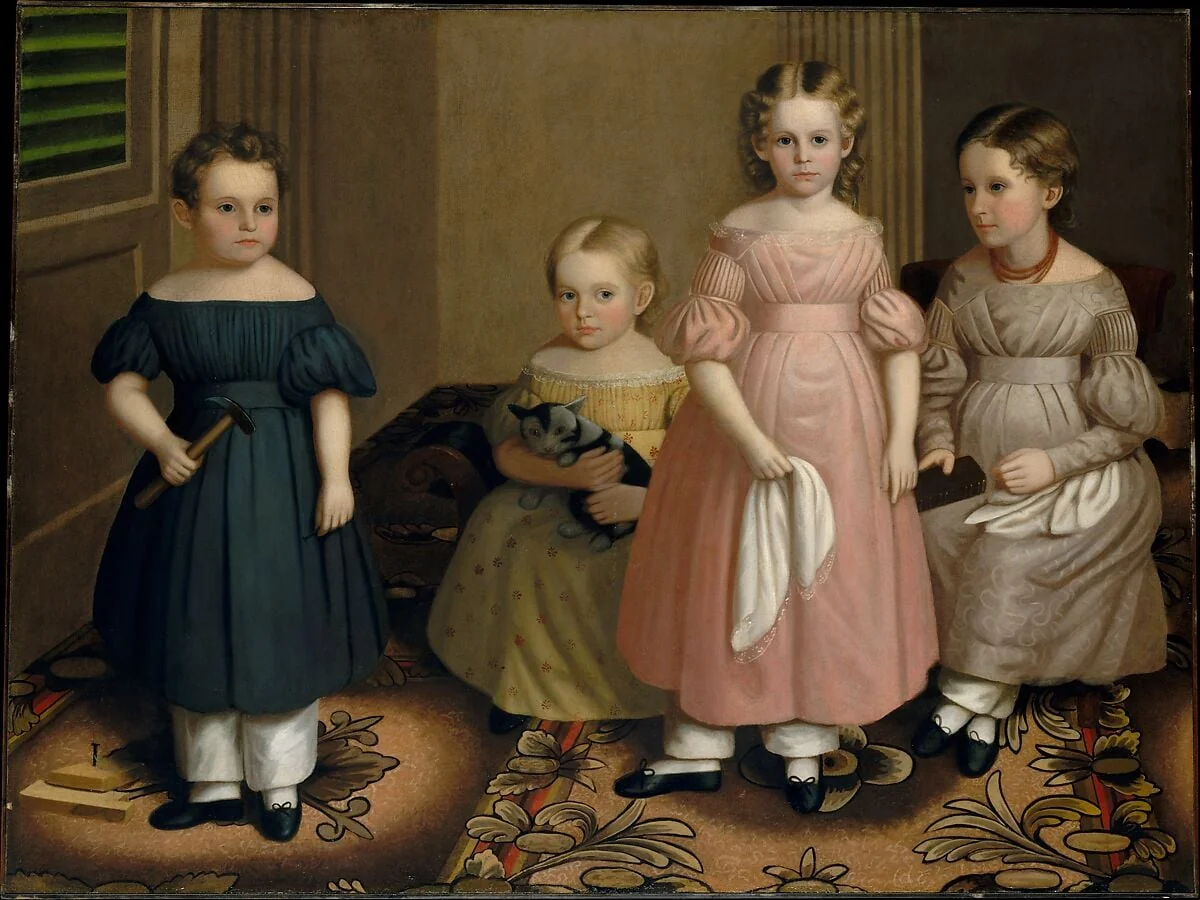 The Alling Children, detail