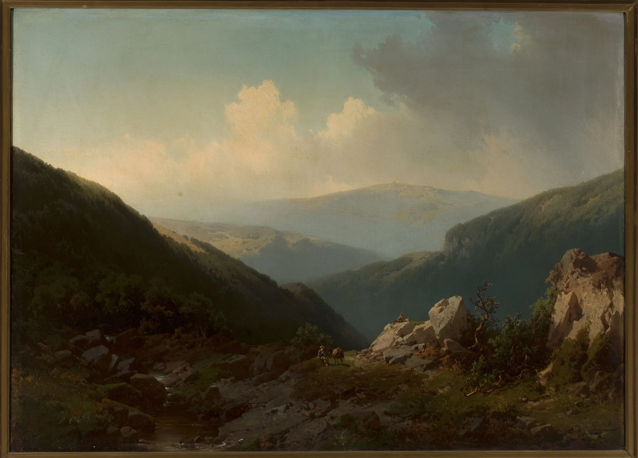 Mountain landscape, detail