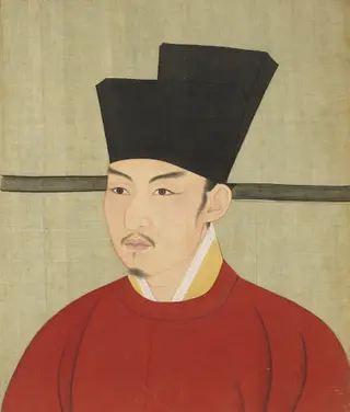 宋代帝半身像册-宋朝哲宗皇帝像