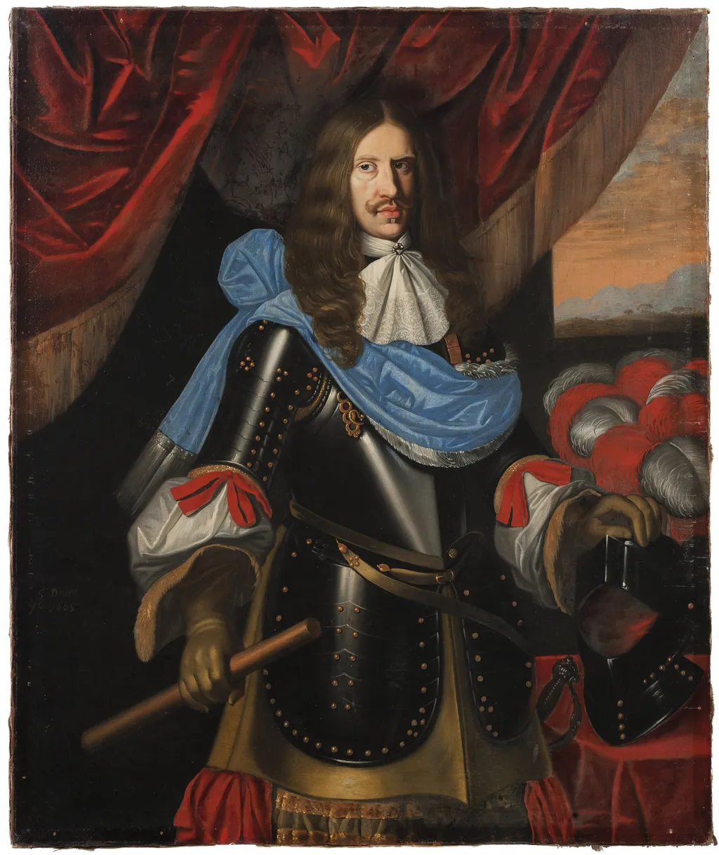 Ludvig VI, 1630-78, lantgreve av Hessen-Darmstadt, by Salomon Duarte, oil, 1665