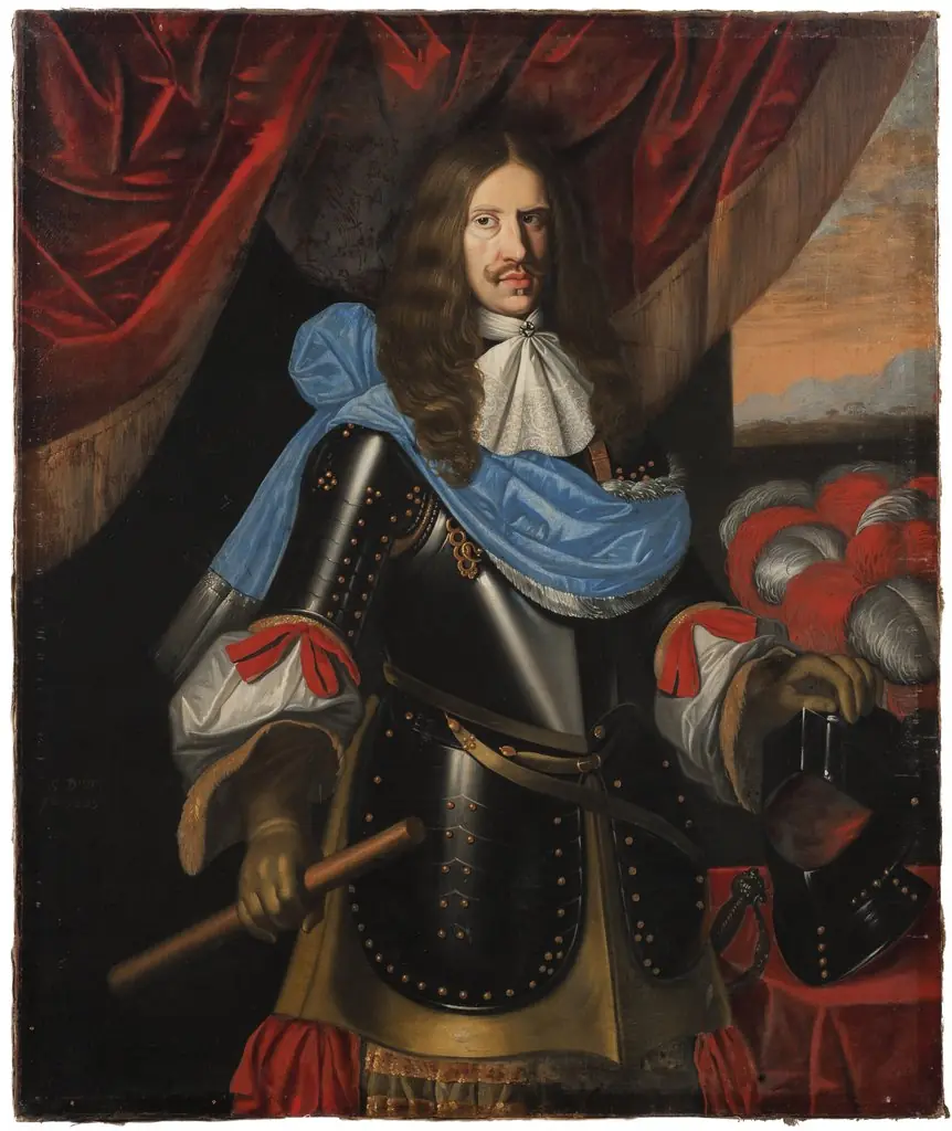 Ludvig VI, 1630-78, lantgreve av Hessen-Darmstadt, by Salomon Duarte, oil, 1665