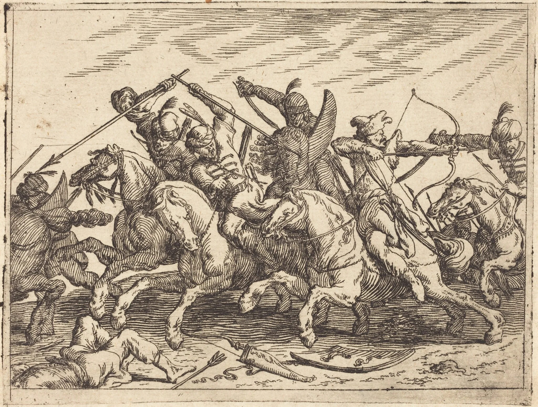 Capricci di varie battaglie, detail
