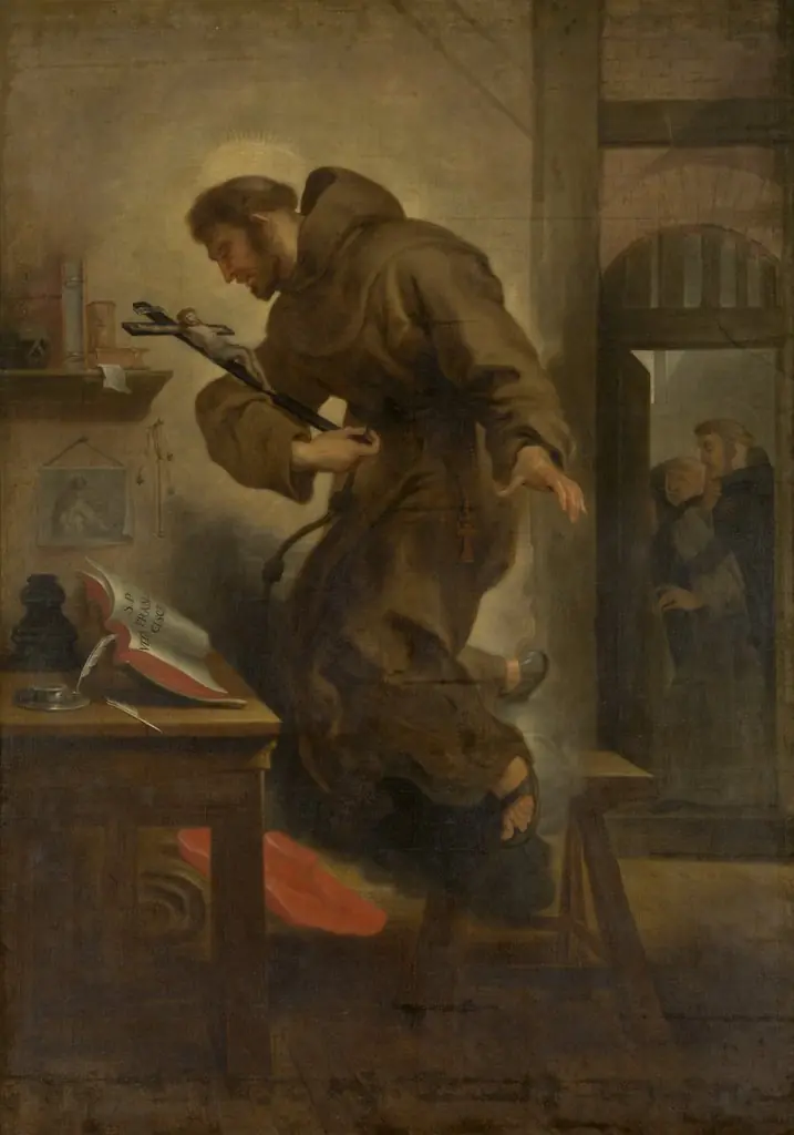 Saint Bonaventura in Ecstasy, by Abraham van Diepenbeeck, oil, 1645