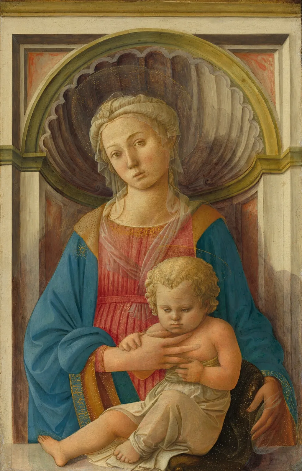 Madonna and Child, by Filippo, Fra Lippi, tempera, 1440