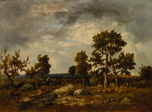 Path Near the Pond of Vipers, Fontainebleau Forest, by Narcisse Virgilio Díaz, unspecified, 1864