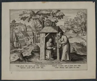 Saint Jerome, by Hans Collaert