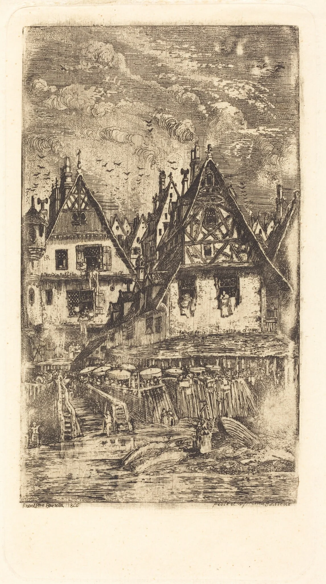Entrée du Village, detail