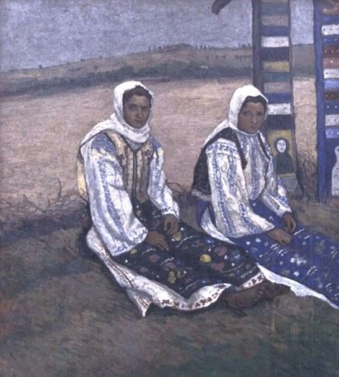 Țărănci din Vlaici-Olt, detail