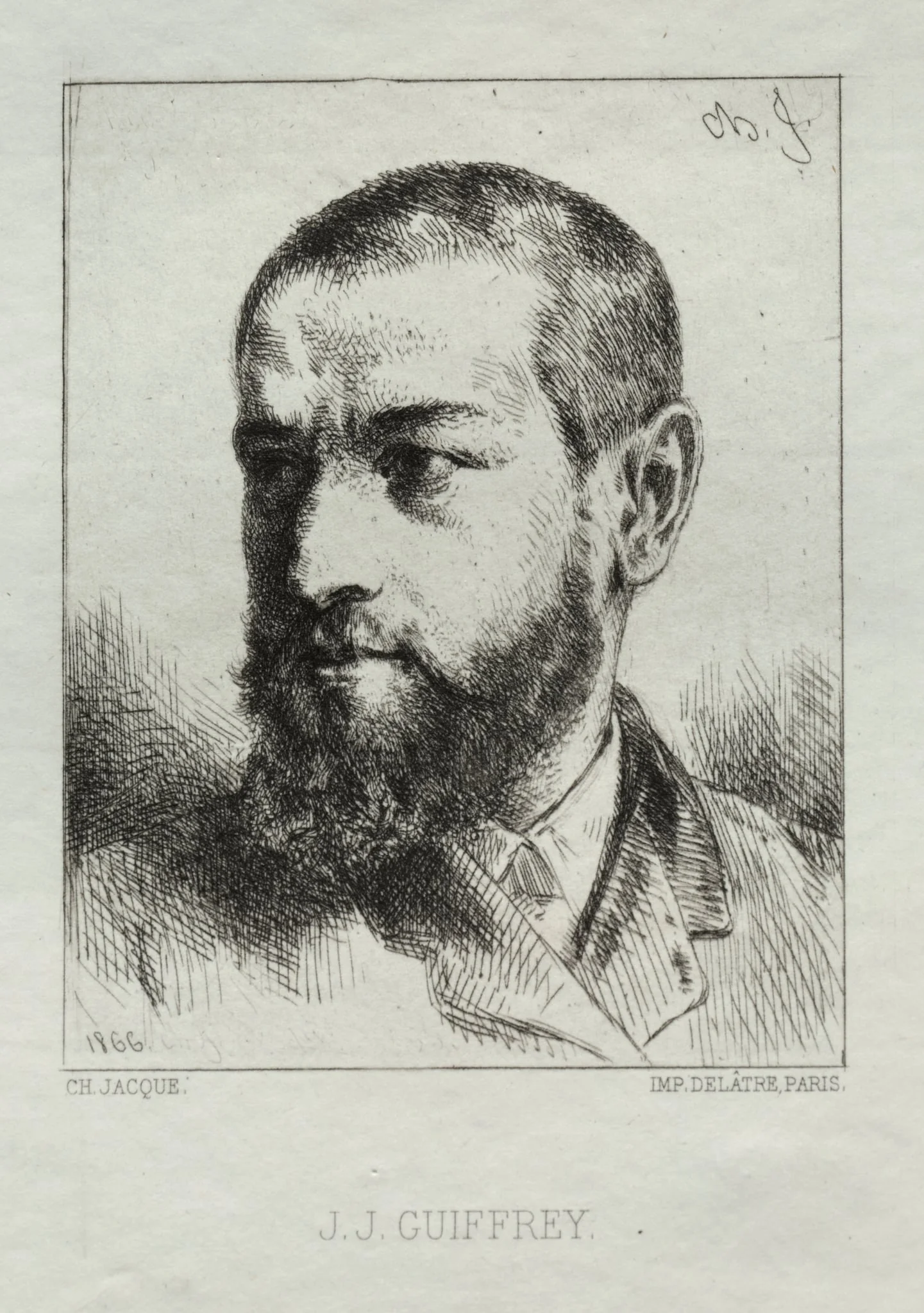 J. J. Guiffrey, detail