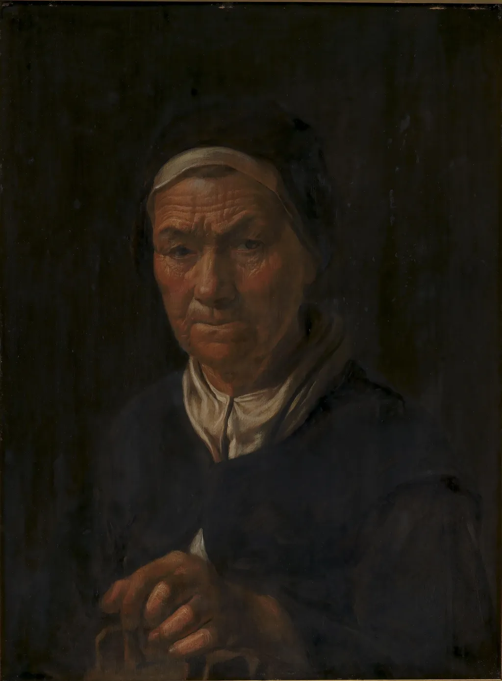 Portrait of an Old Woman, Wife of Christian Jacobsen Drakenberg, née Bagge (?), by Karel van Mander III, oil, 1647