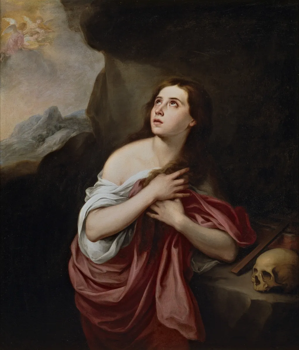 Penitent Magdalen, by Bartolomé Esteban Murillo, oil, 1601
