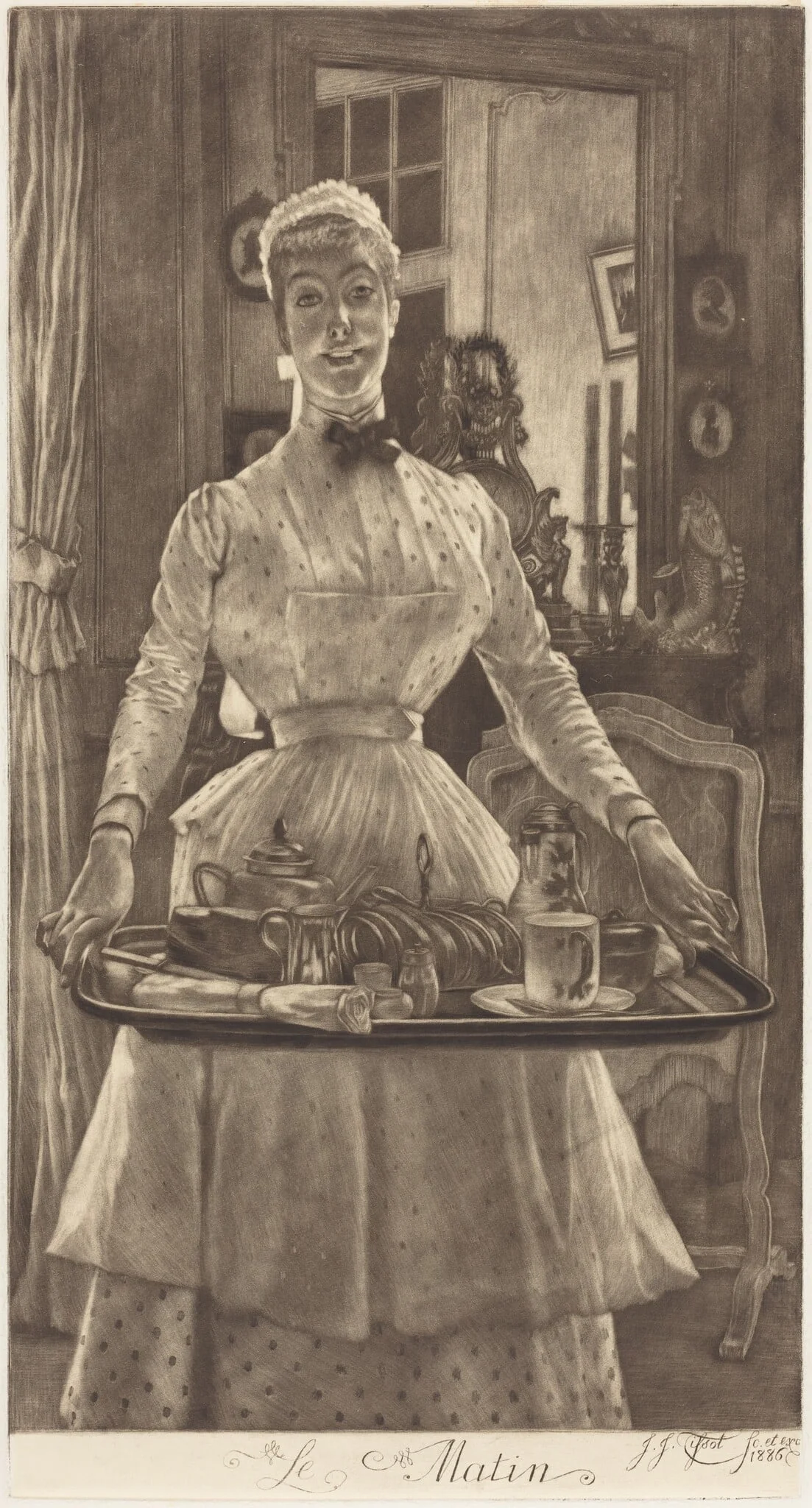 Le Matin (Morning), detail