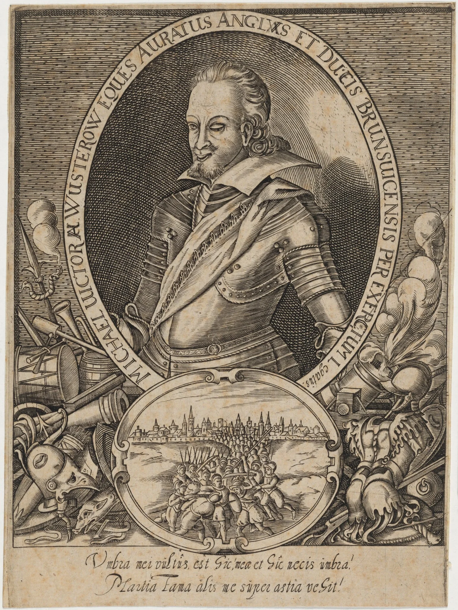 Michael Victor von Wusterow (?), detail
