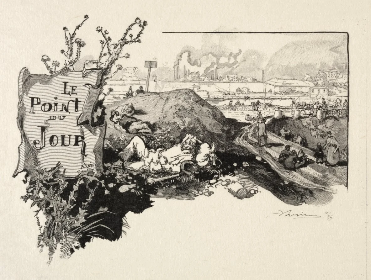 Le Point du Jour, detail