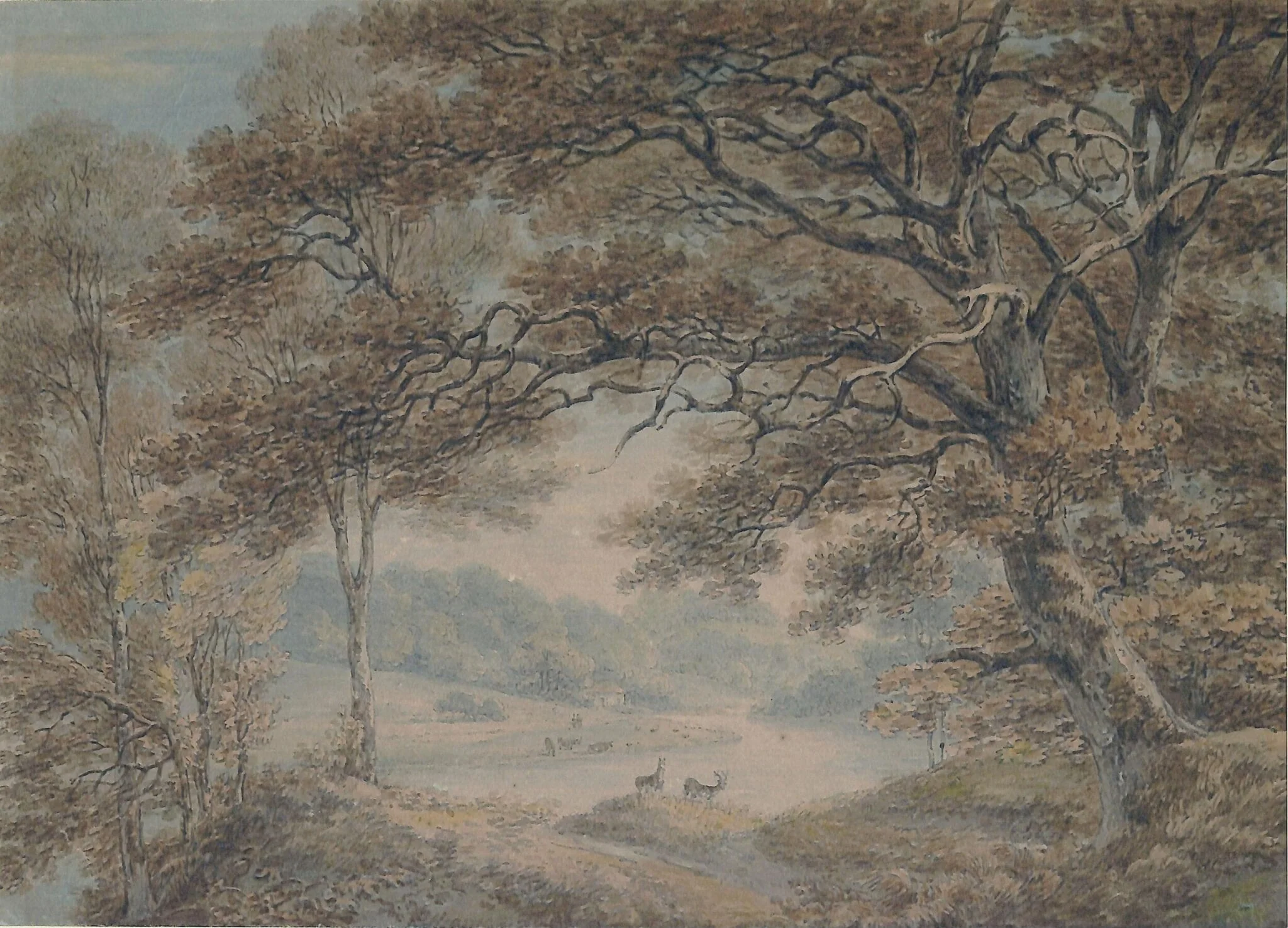 A Scene At Knights, Downton, Herefordshire, detail