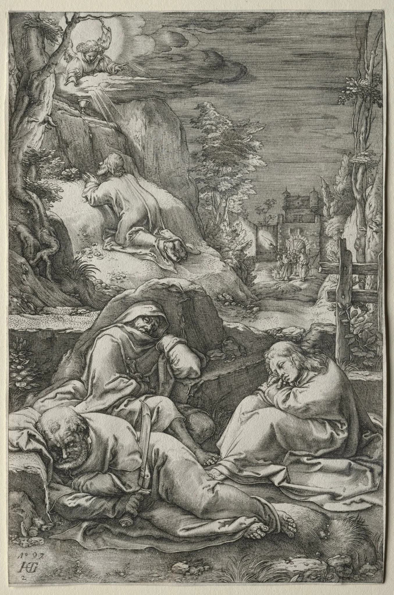 The Passion: The Agony in the Garden, detail