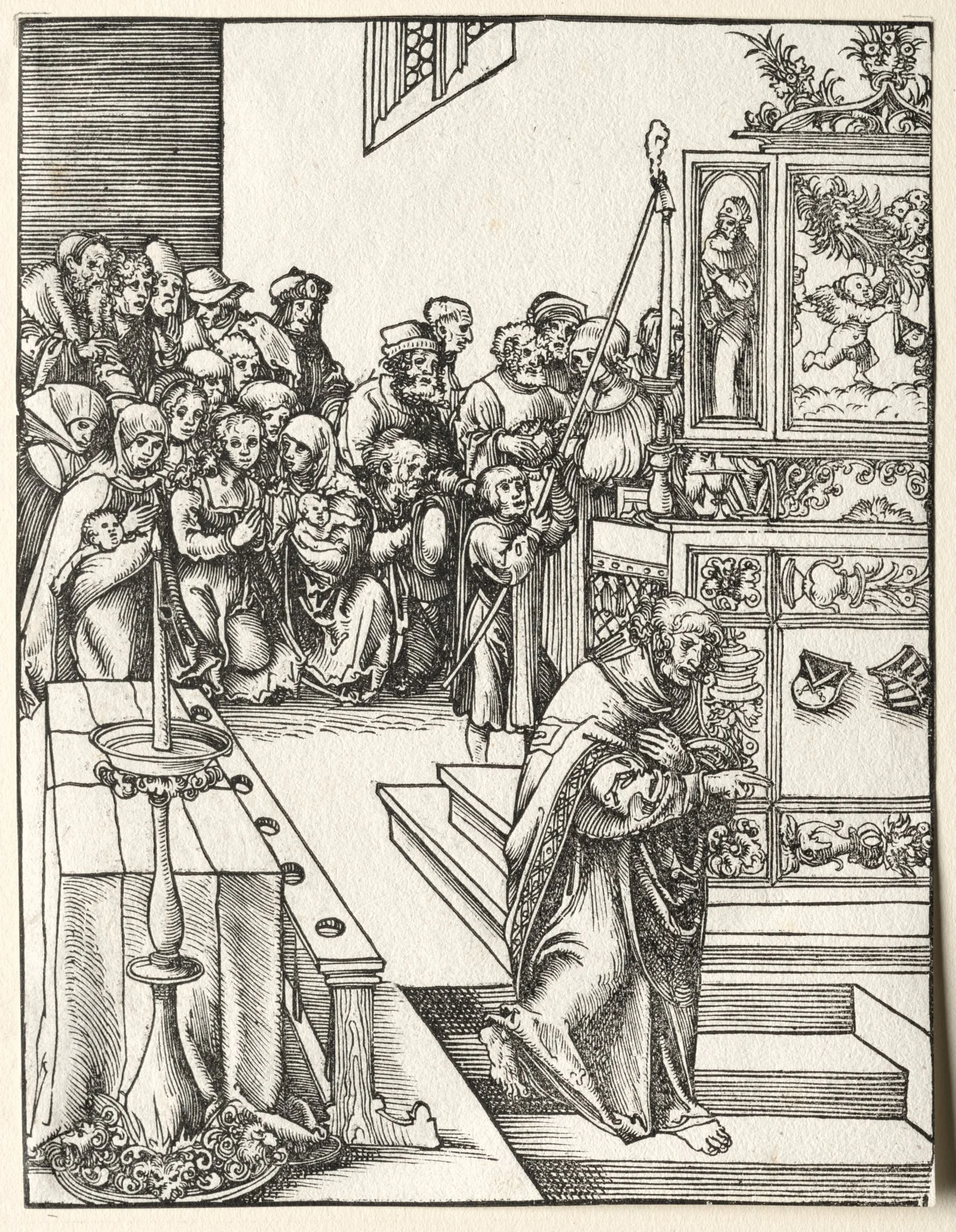 Martyrdom of St. John, detail