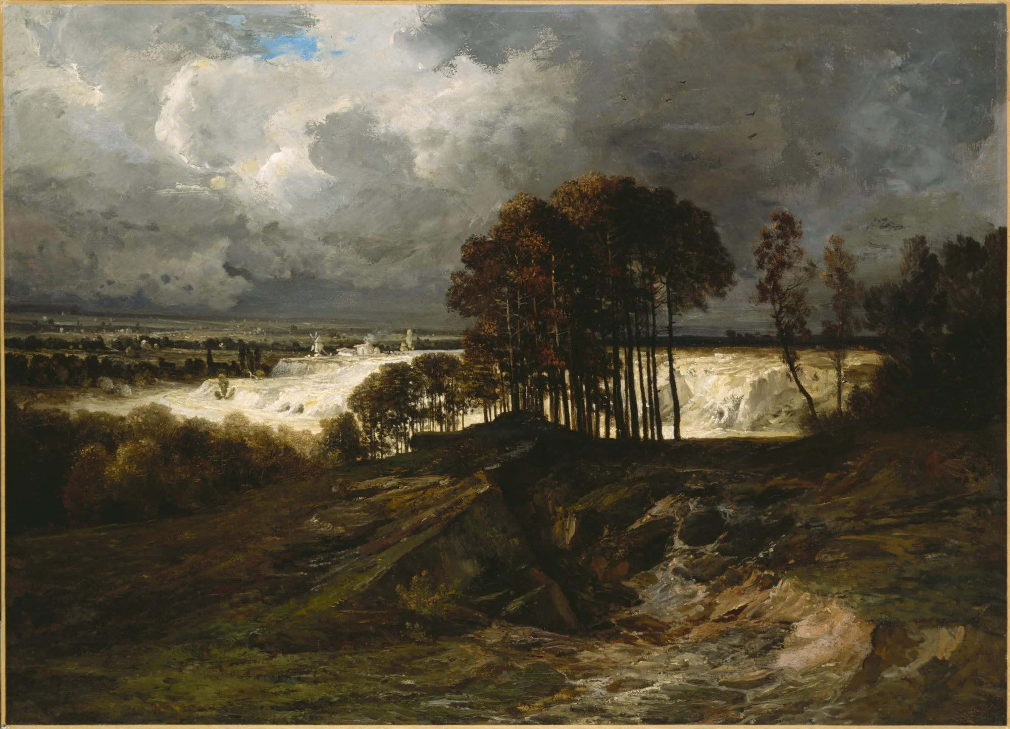 Storm: The Quarry at Montmartre, detail