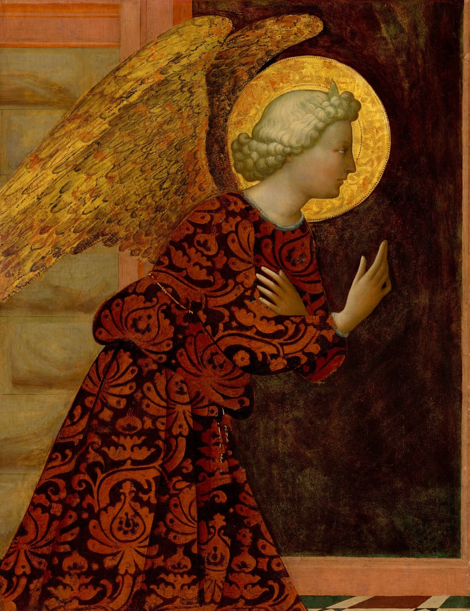 The Archangel Gabriel, detail