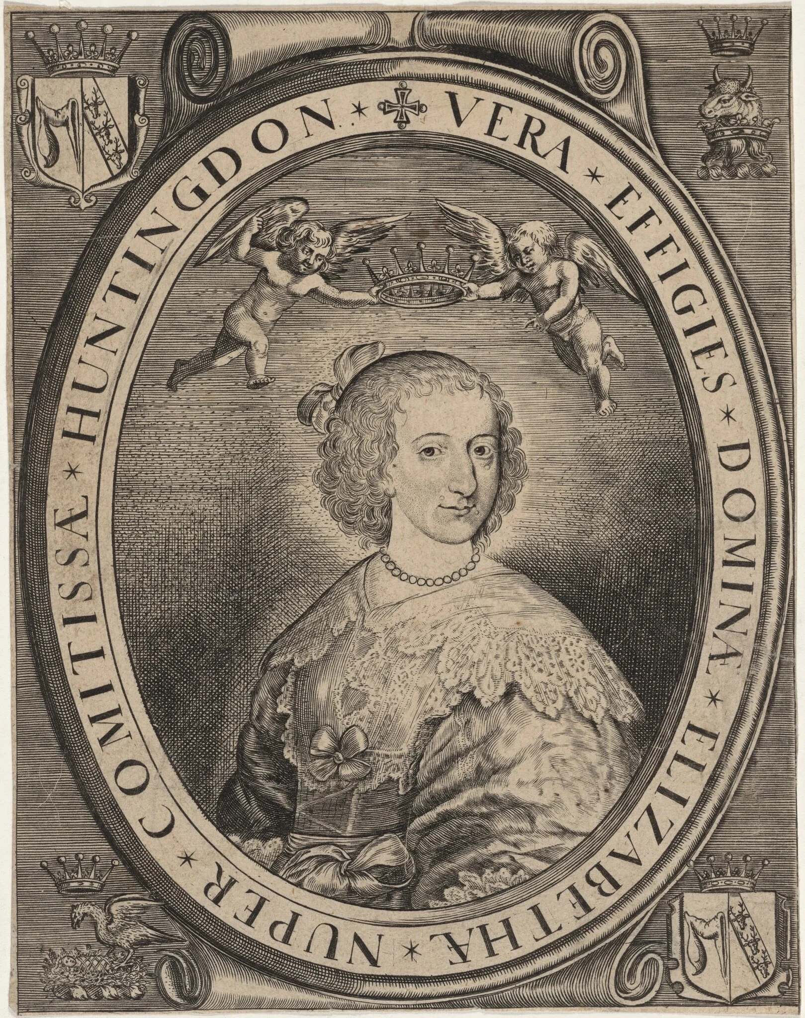 Elizabeth Stanley, Countess of Huntingdon, detail