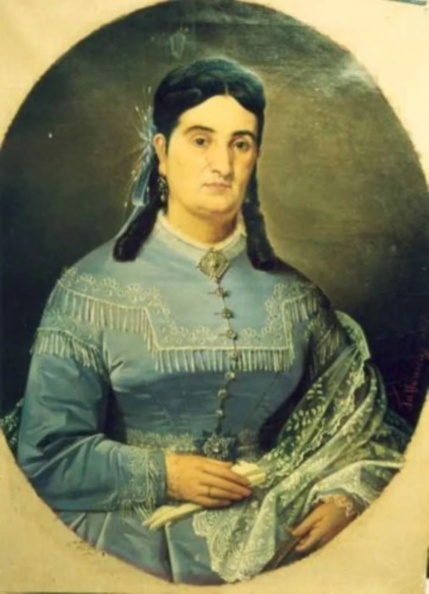 Soția lui Lazăr Kalinderu, detail
