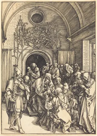 The Circumcision, by Albrecht Dürer, ink, 1504