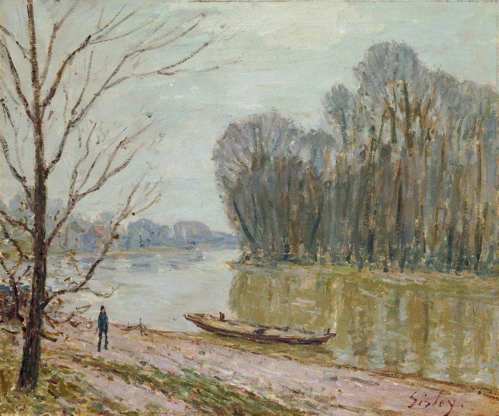 The Loire, by Alfred Sisley, oil, 1898