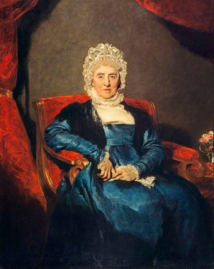 Mary Degg, Lady Robert Manners (1737 - 1829), detail