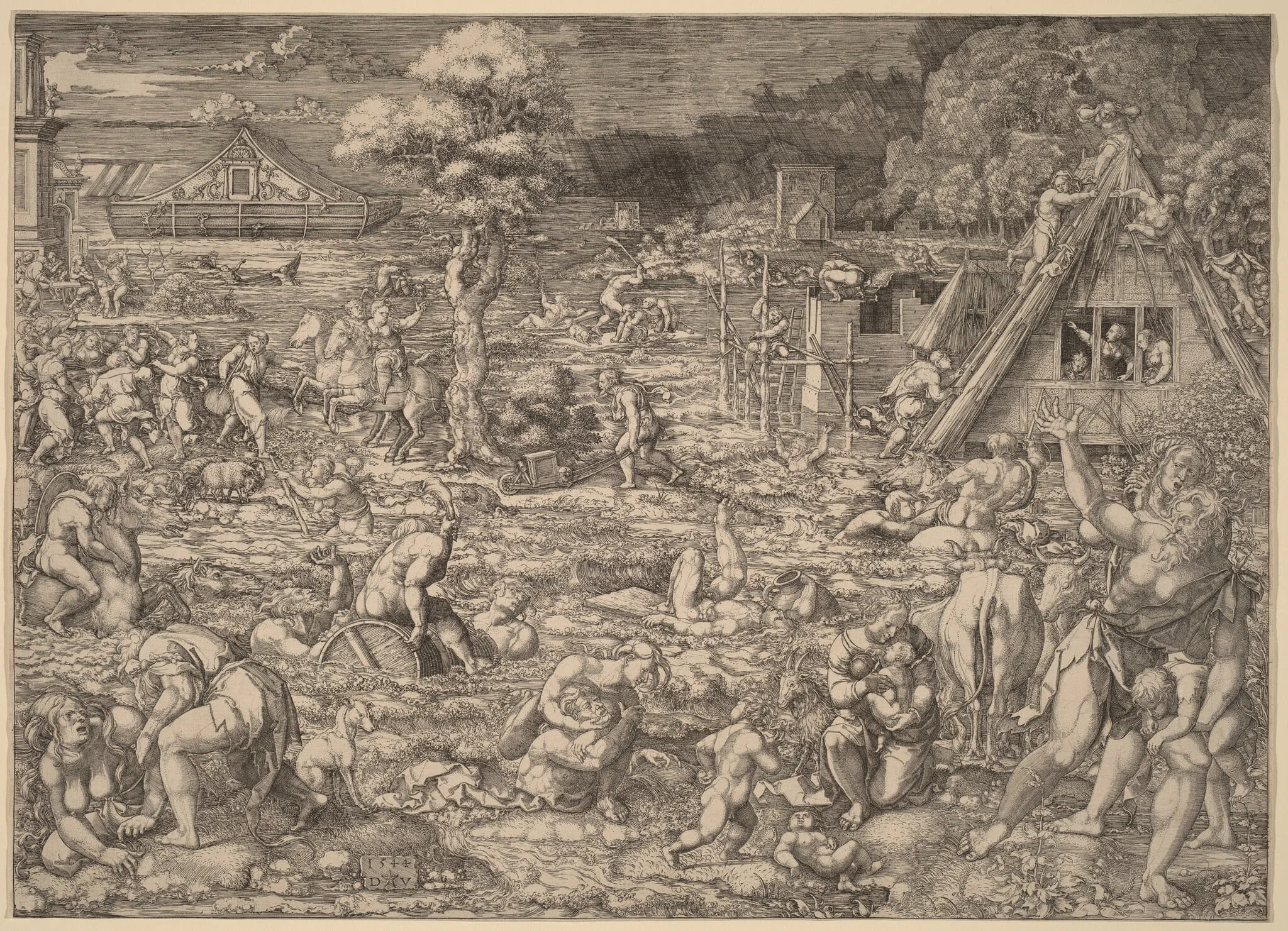 The Deluge, detail