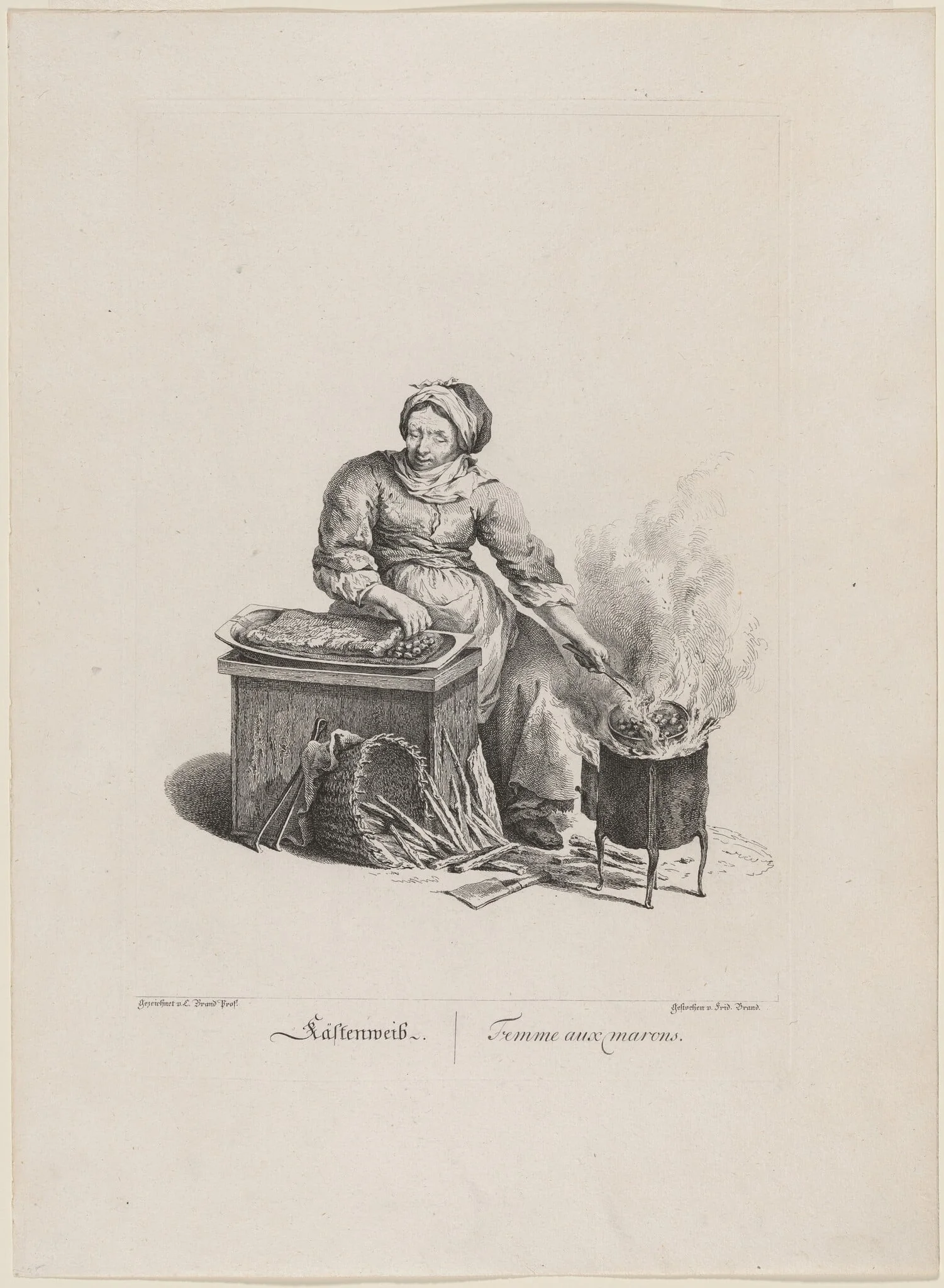 Cästenweib (Chestnut Seller), detail