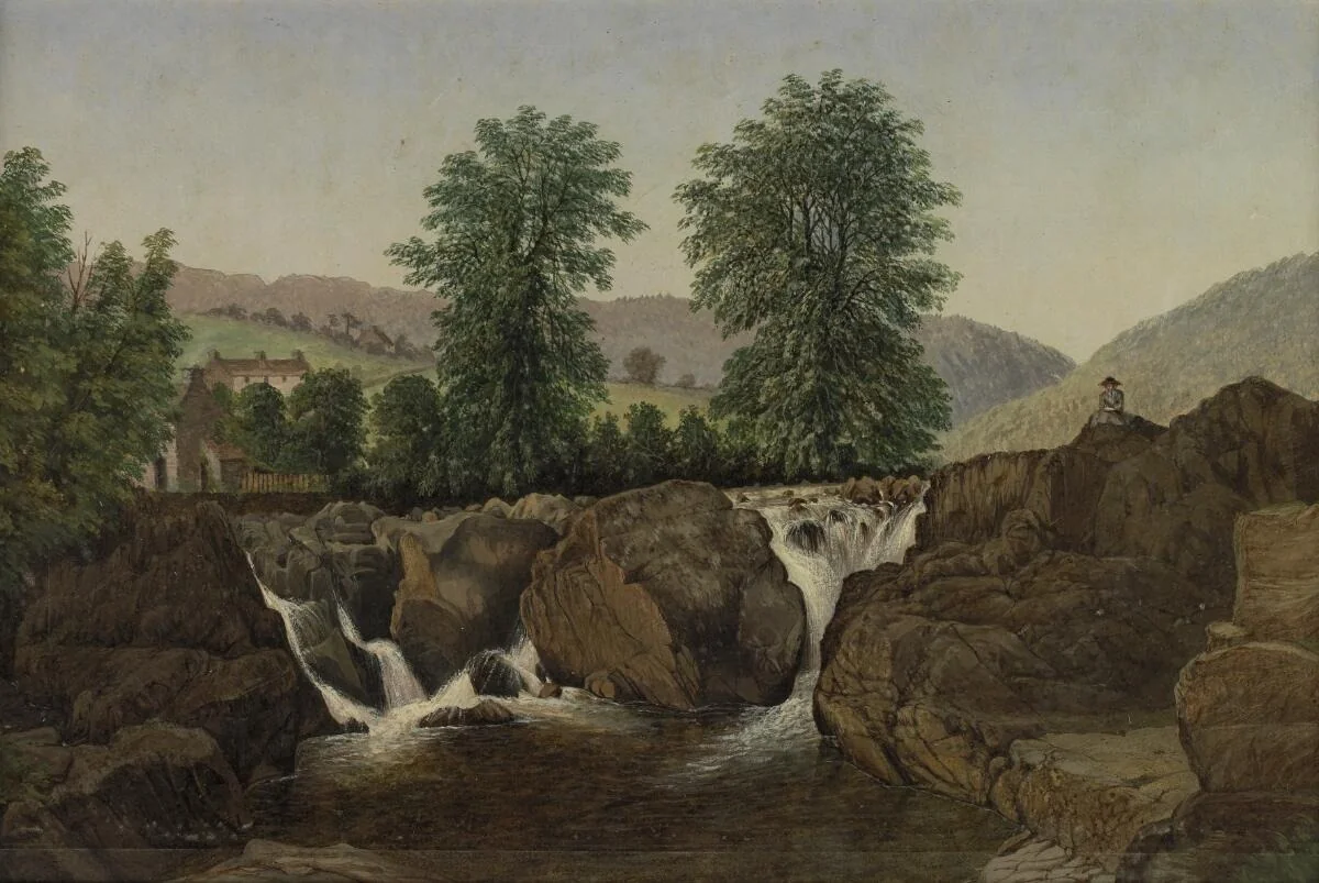 View near Bettws y Coed, detail