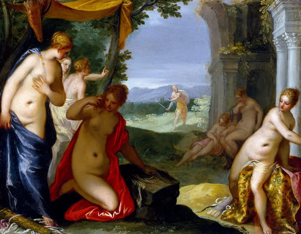 Diana and Actaeon, by Hans Rottenhammer, oil, 1601