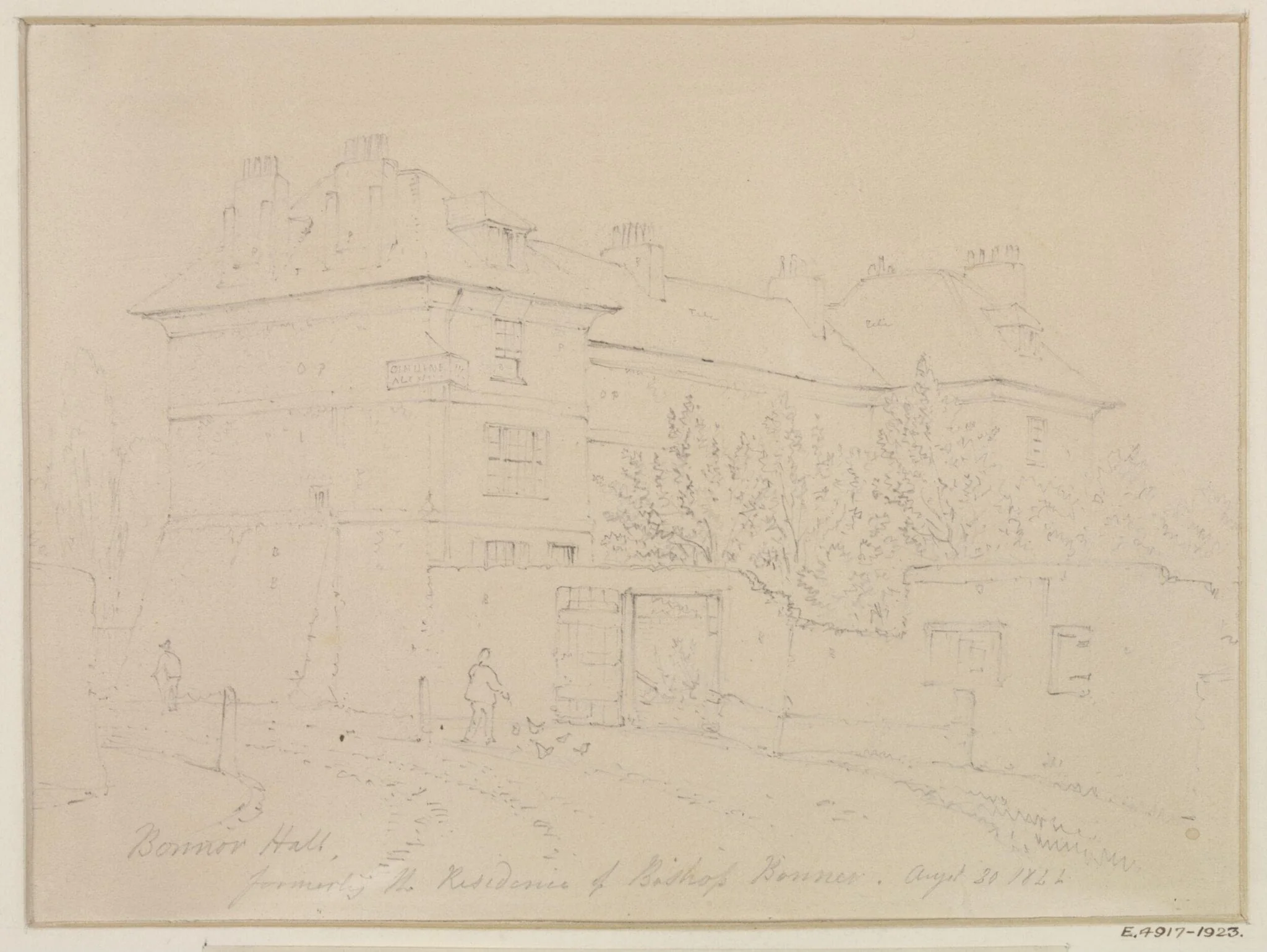 Bonner's Hall, formerly the Residence of Bishop Bonner, detail