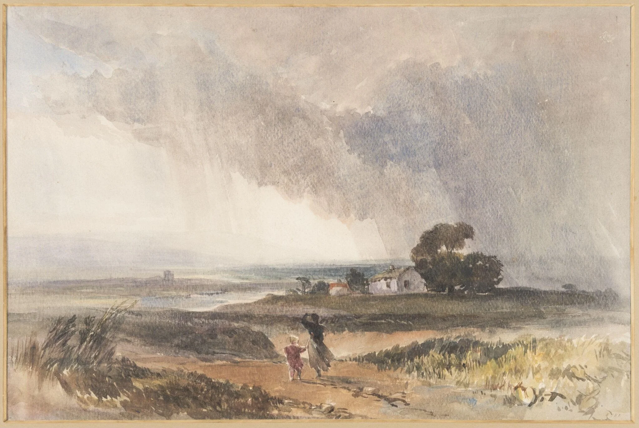Landscape: Rainy Weather, detail